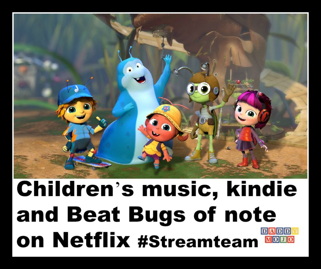 Beat bugs, Netflix, the okee dokee brothers, kindie, childrens music, barney, stream team