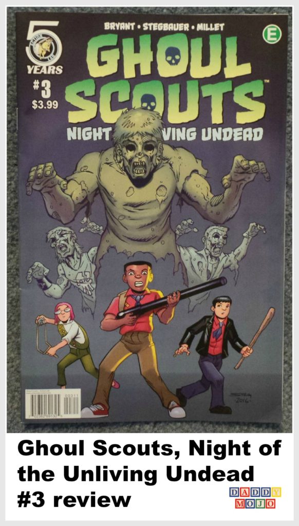 Ghoul Scouts, Action Lab, zombies, zombie, comic book, comics, all age comic, young readers