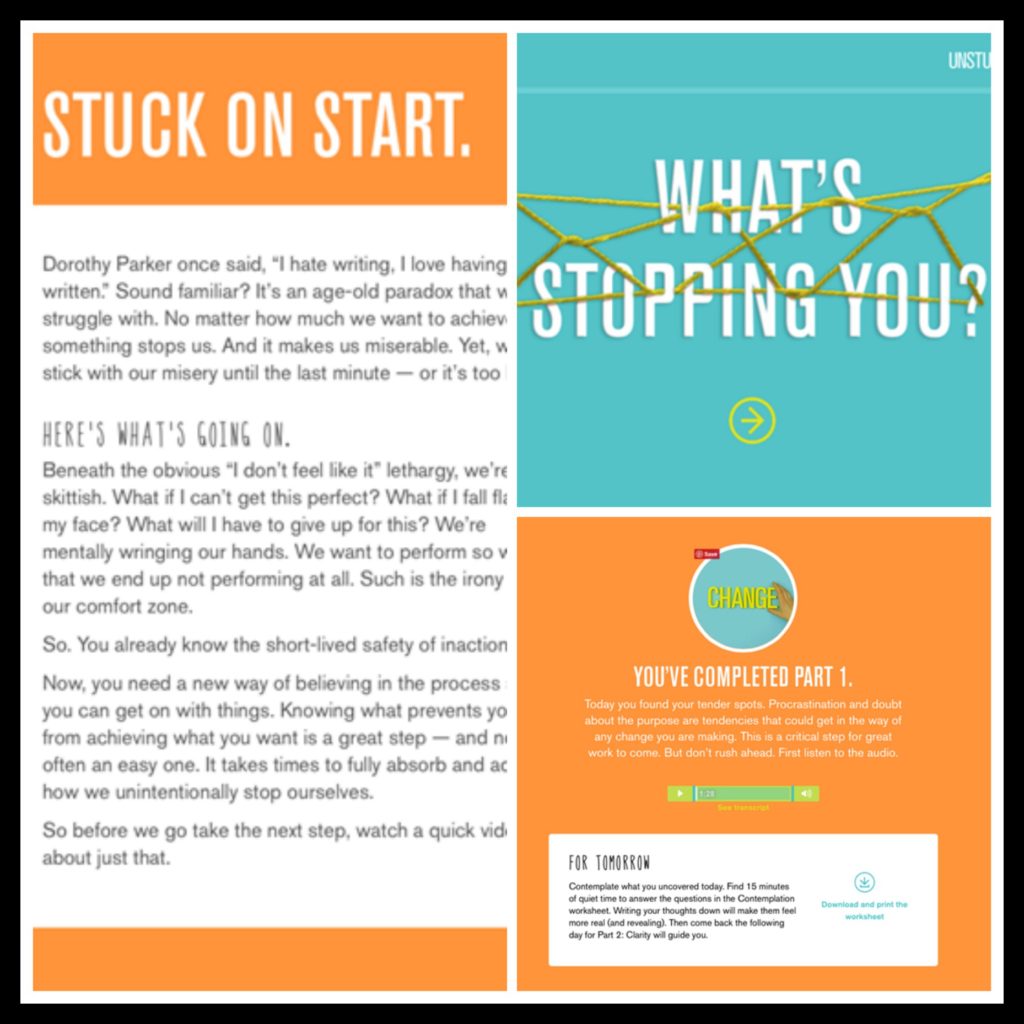 Life Unstuck, online course, self help. Clean, help, pattern, work, risk, Unstuck