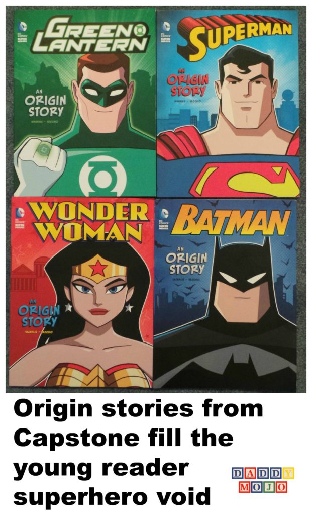 Superhero, superheroes, capstone, books, early reader, superman, batman, wonder woman, green lantern, john sazaklis