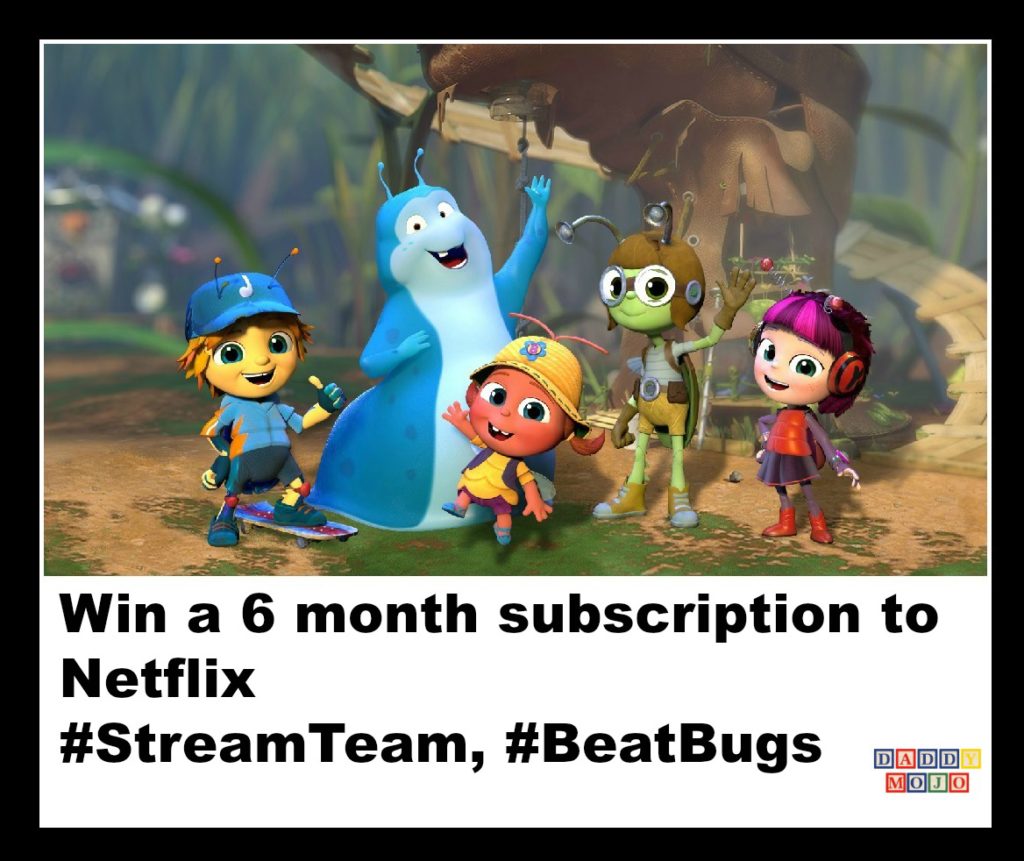 Netflix, win, stream team, beat bugs, kids