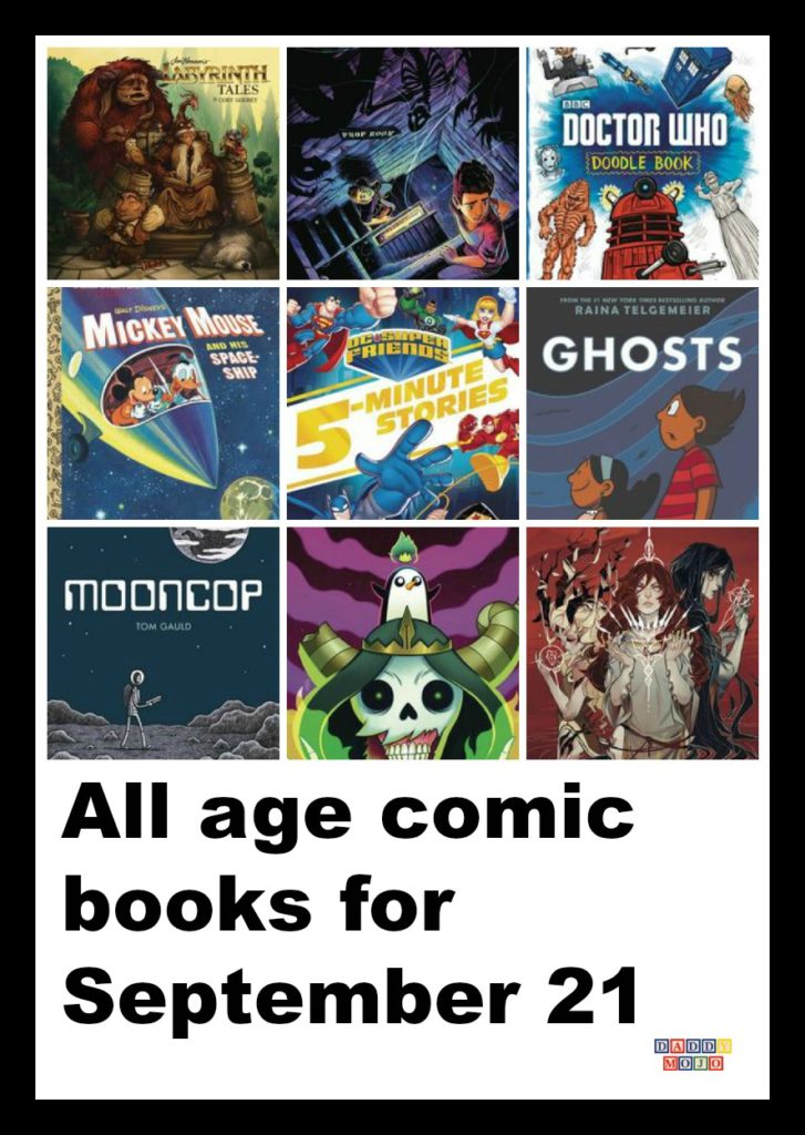 Mooncop, tom gauld, angry birds, invader zim, Toil and trouble, all age comic books, comic books, doctor who, 