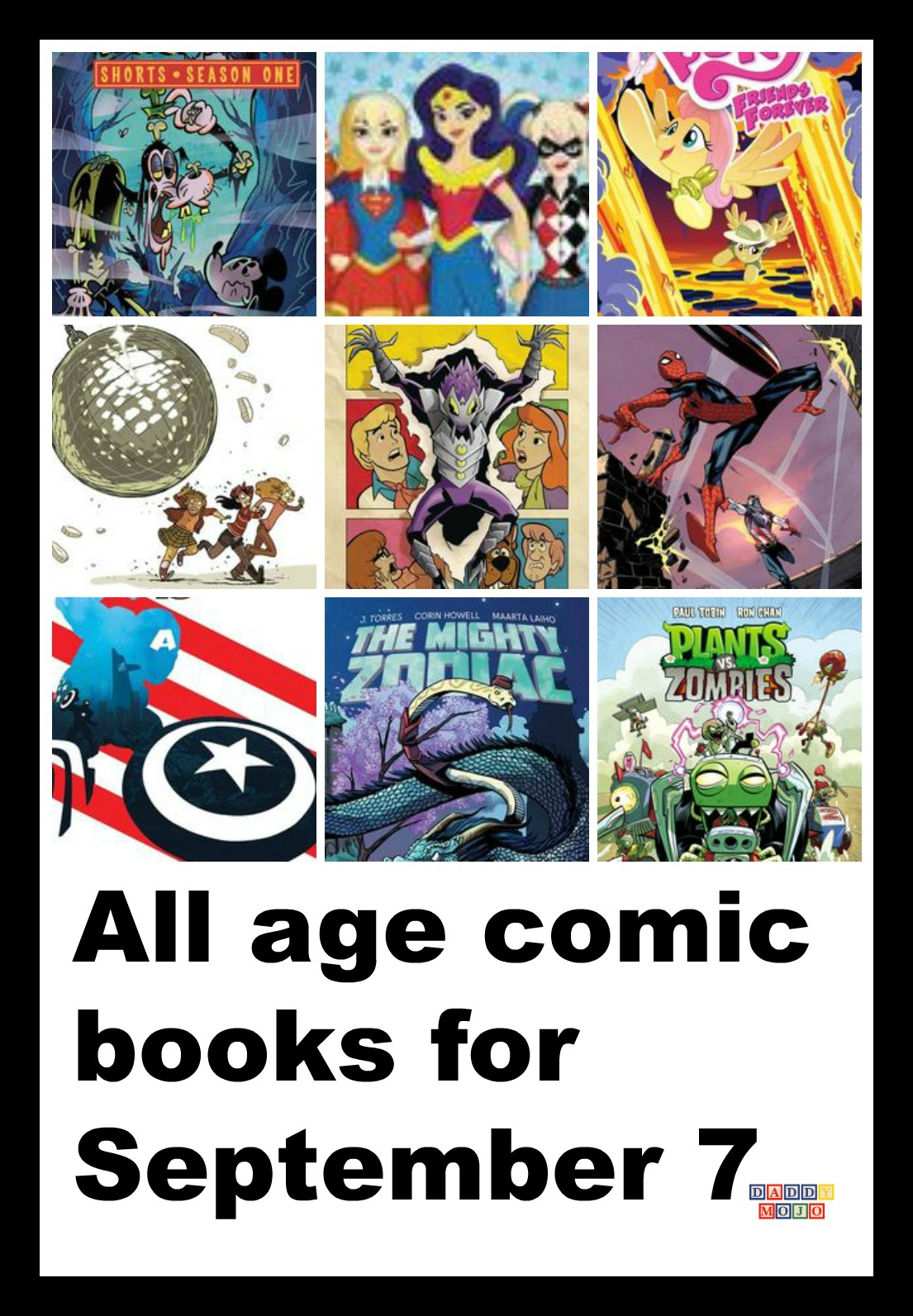 DC, comic book, Disney, all age comic books, regular show, cartoon network, graphic novel, lumberjanes