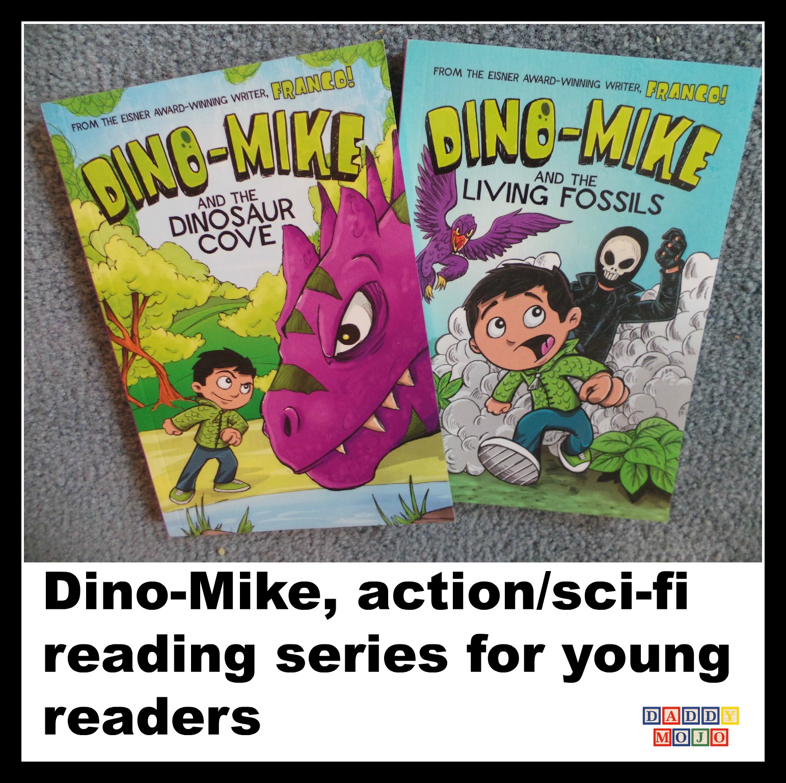 Dino-mike, dinosaur, young reader, books, action, reading, young readers