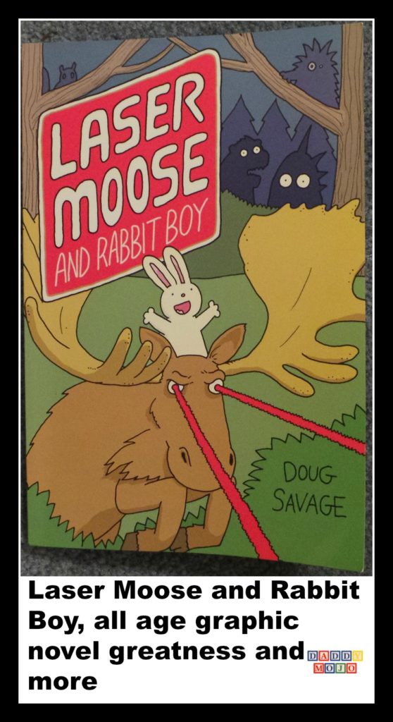 Laser Moose and Rabbit Boy, graphic novel, young reader, doug savage