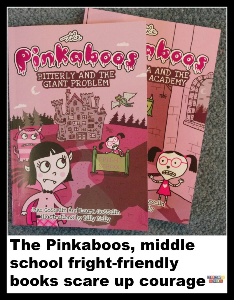 The pinkaboos, pinkaboos, young reader, fright school, jake and laura goselin,