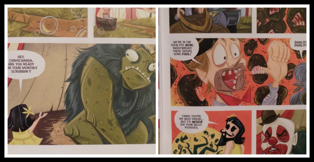 Chimichanga, lulu, eric powell, creature, monster, freak, Stephanie buscema