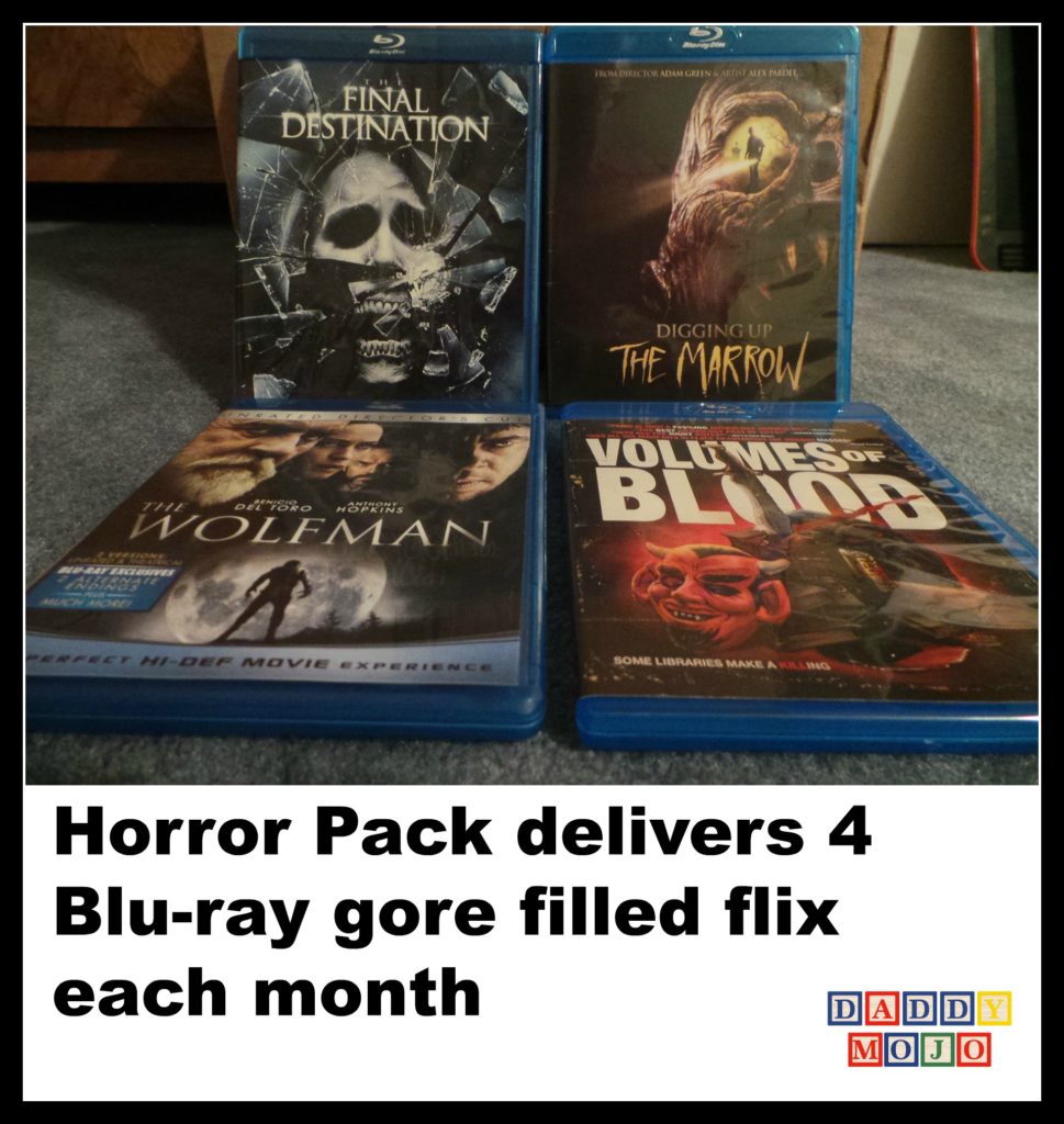 Horror Pack, Horror, wolfman, the final destination, volumes of blood, digging up the marrow, film horror film, mosters, gore.