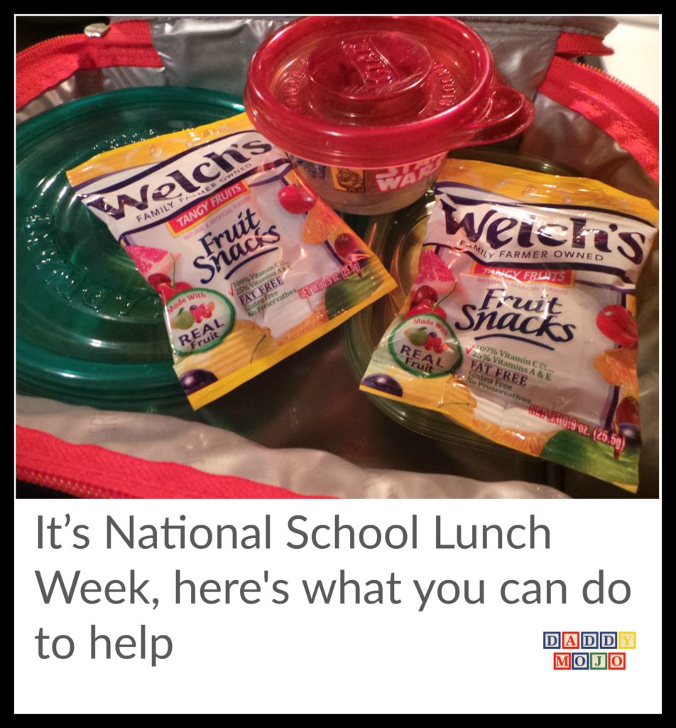 Welchs fruit snacks, lunch, national school lunch week, feeding America