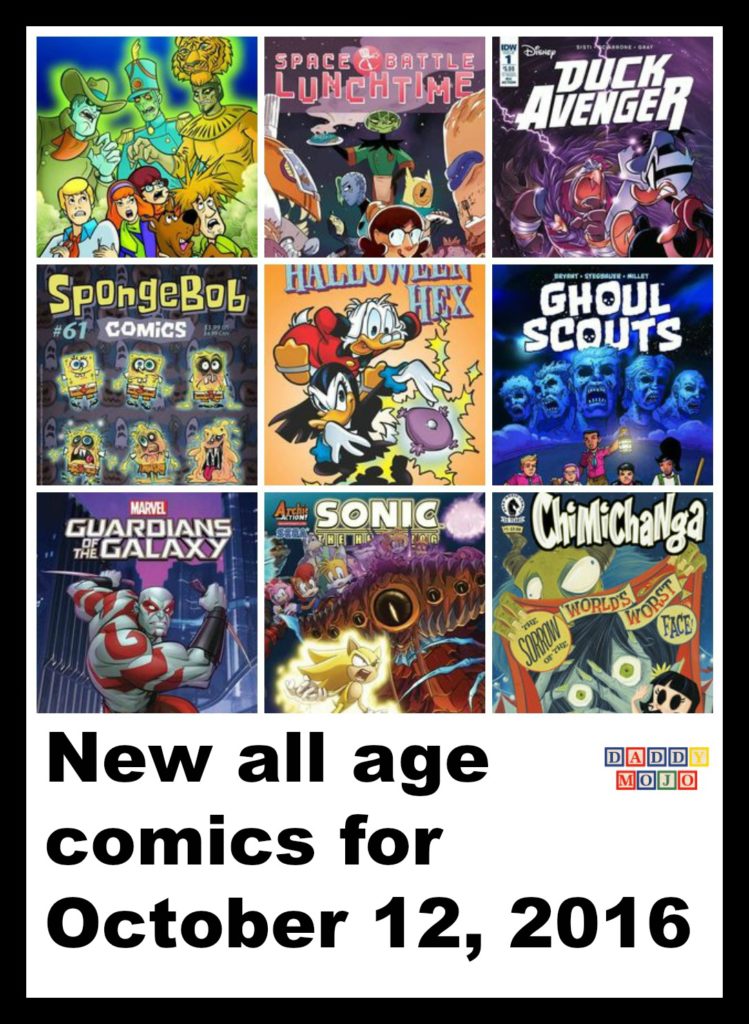 Sonic the hedgehog, Halloween comicfest, all age comics, guardians of the galaxy, Disney, podcasts, podcast, Scooby doo,  comic books, spongebob comics, Disney