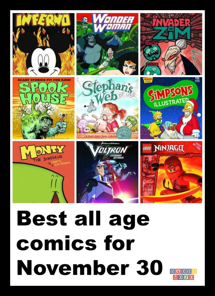 Spookhouse, invader zim, eric powell, comics, best all age comics, monty the dinosaur, the pink panther, new comic book day, free comic book day, Disney 