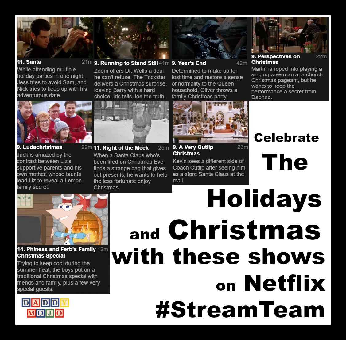 Celebrate the holidays & Christmas with these shows on Netflix #StreamTeam