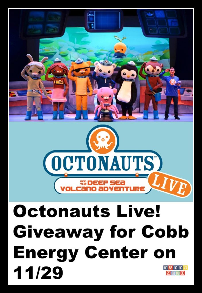 Octonauts live, octonauts live giveaway, cob energy center, kids, Atlanta