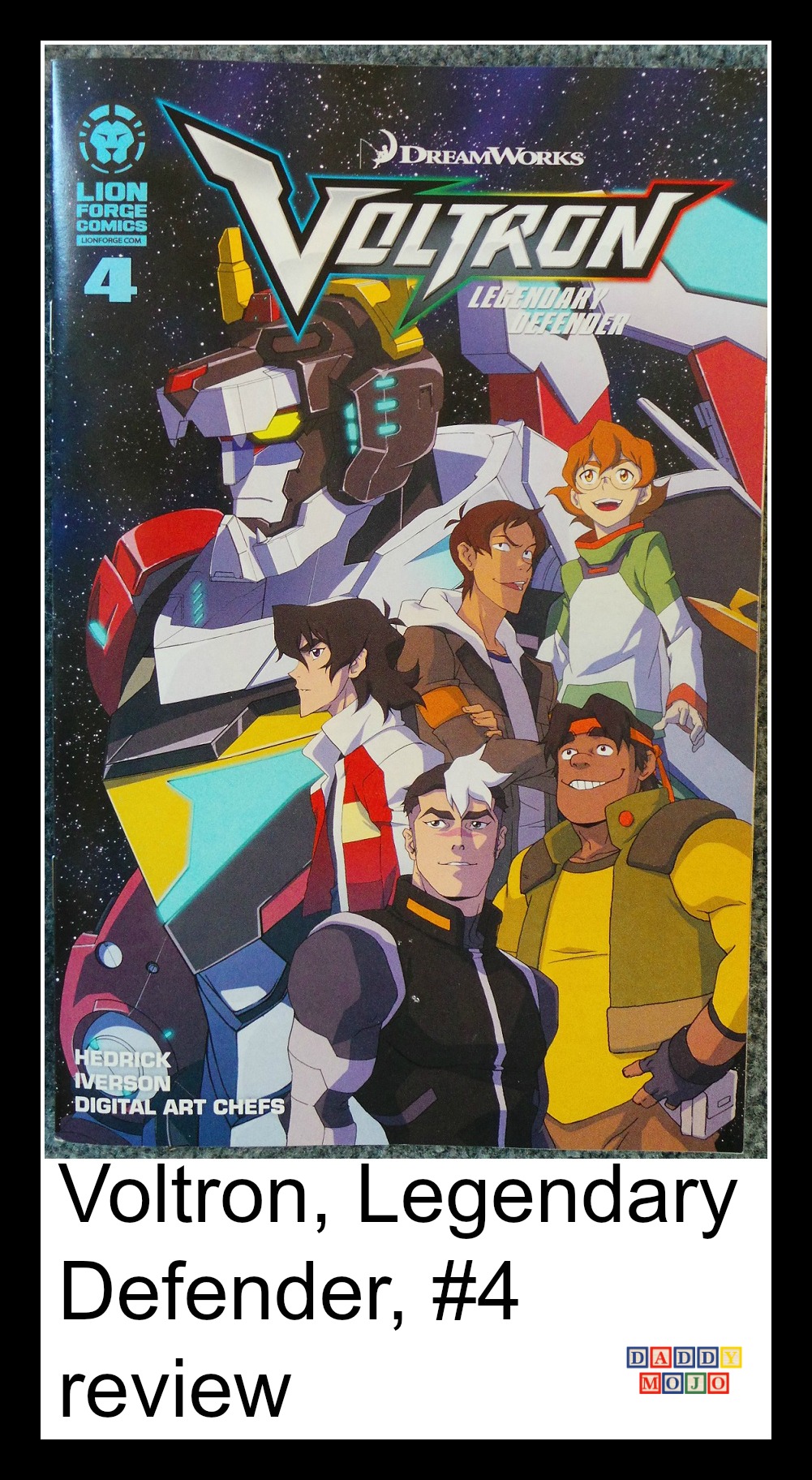 Voltron, voltron legendary defender, comic book, comic, lion forge comics