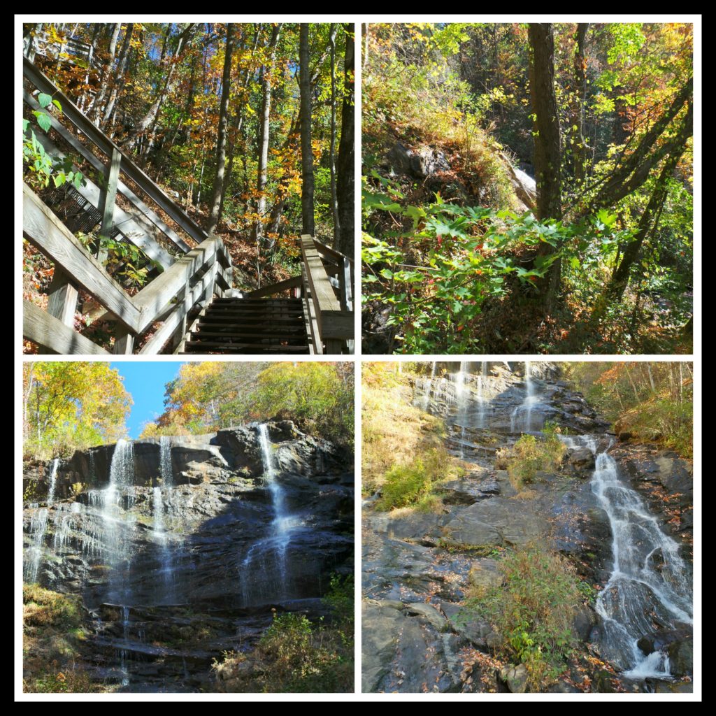 Georgia state parks, amicolola fall, waterfall, mt. laurel loop, visitor center, hikes, trails, west ridge falls access, falls overlook, Appalachian approach trail