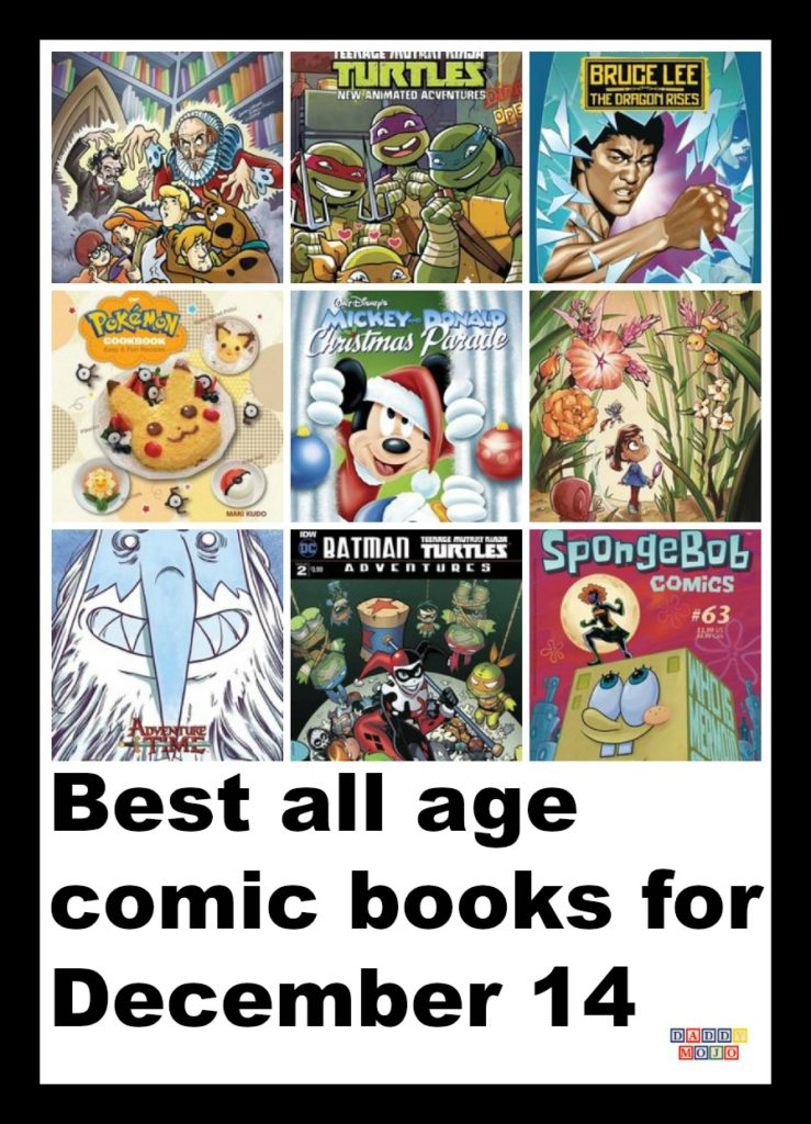 Best all age comics, comic books, dragon, graphic novels, all age comic books, bruce lee, bruce lee the dragon rises, adventure time, Simpsons comics, teenage mutant ninja turtles, batman teenage mutant ninja turtles,