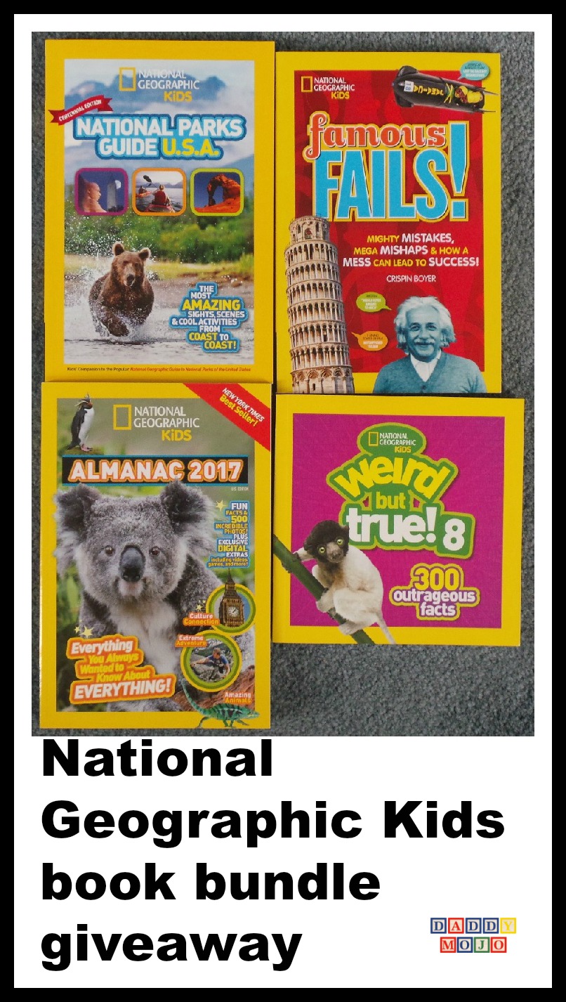  National Geographic Kids book bundle giveaway