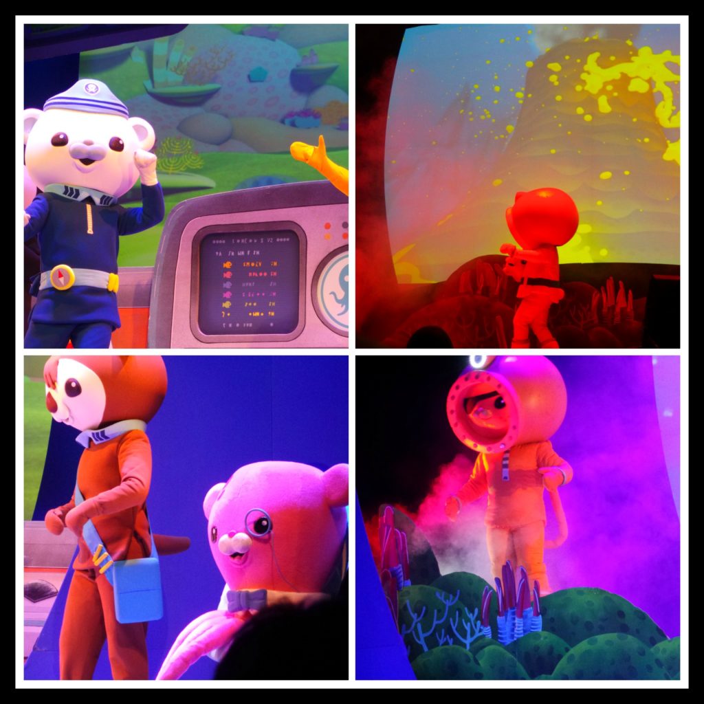 Octonauts live, puppets, tweak, captain barnacles, midnight zone