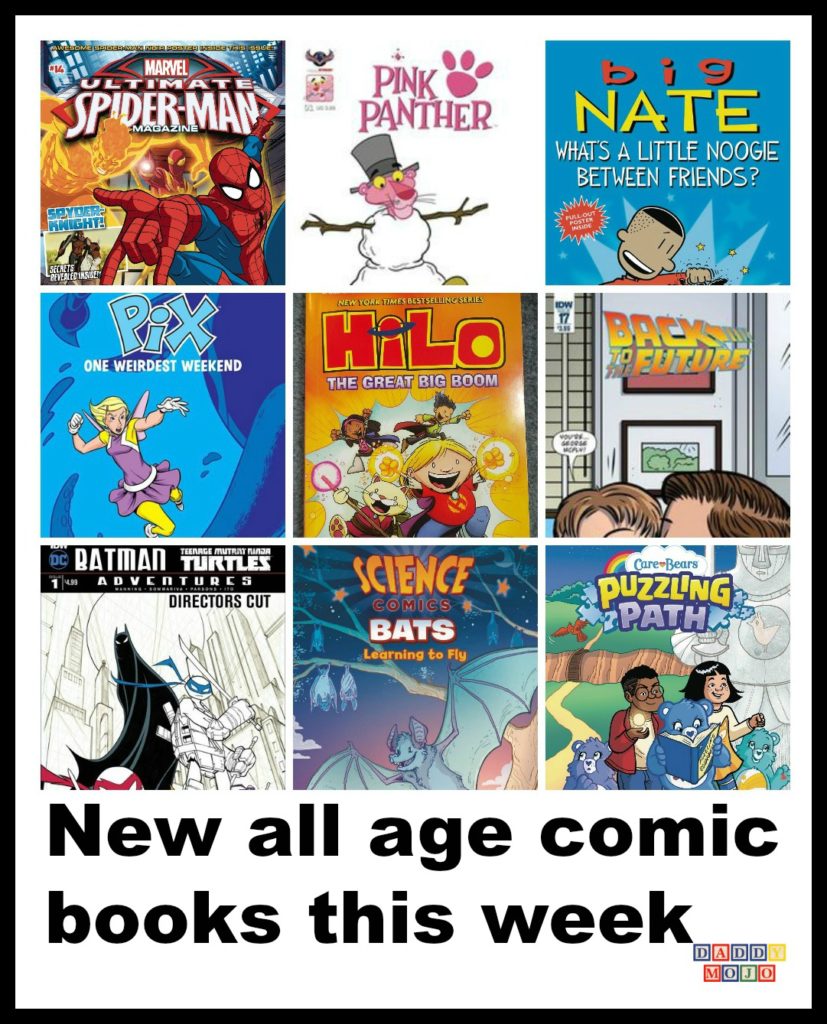 All age comic books, graphic novels, hi lo, dark crystal, kid Beowulf, kid Beowulf the song of roland, science comics, science comics bats, ghost in the shell, batman Scooby doo, pink panther snow day,