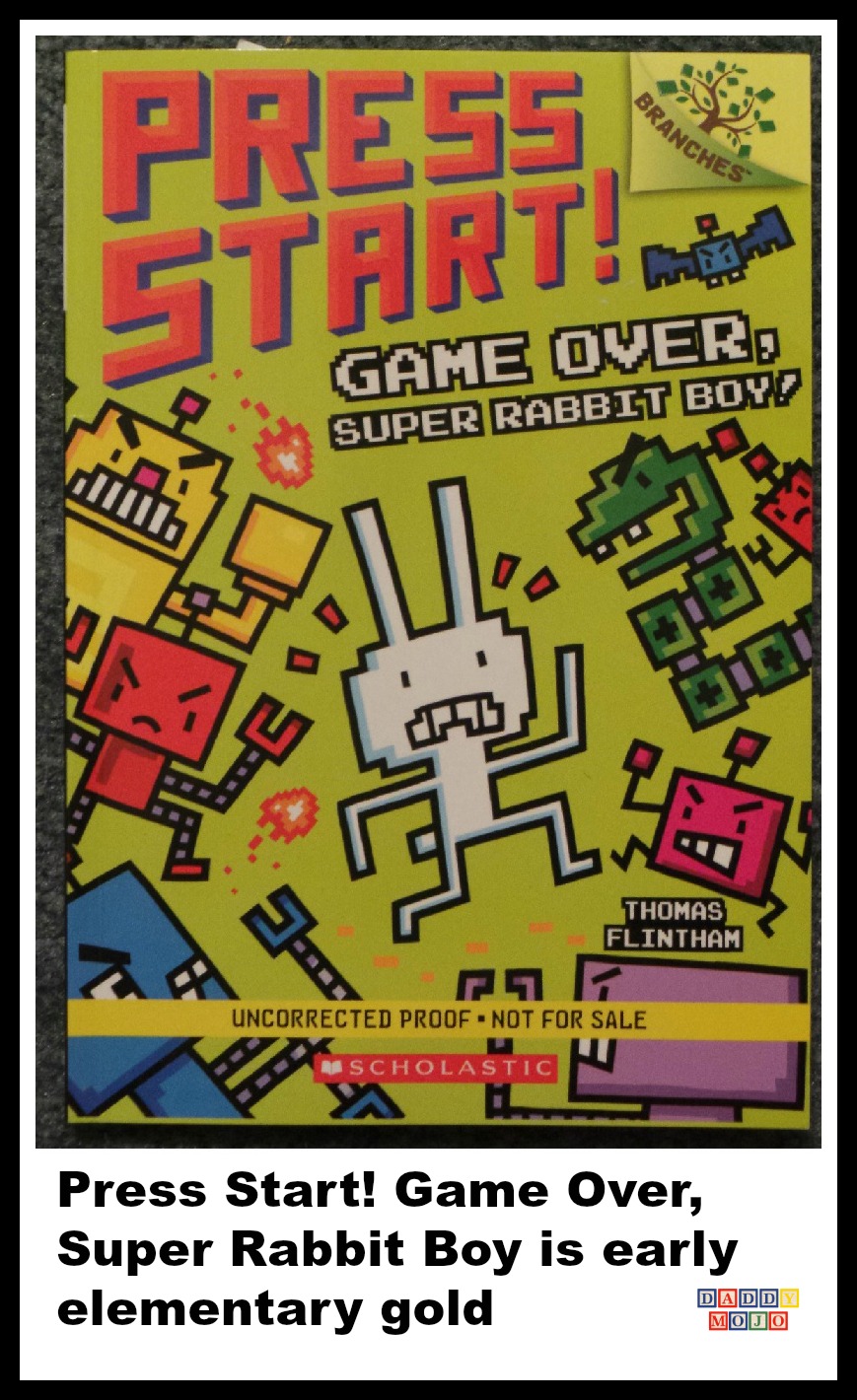 Scholastic books, early chapter books, press start!, press start! Game over Super Rabbit Boy, Super Rabbit Boy,