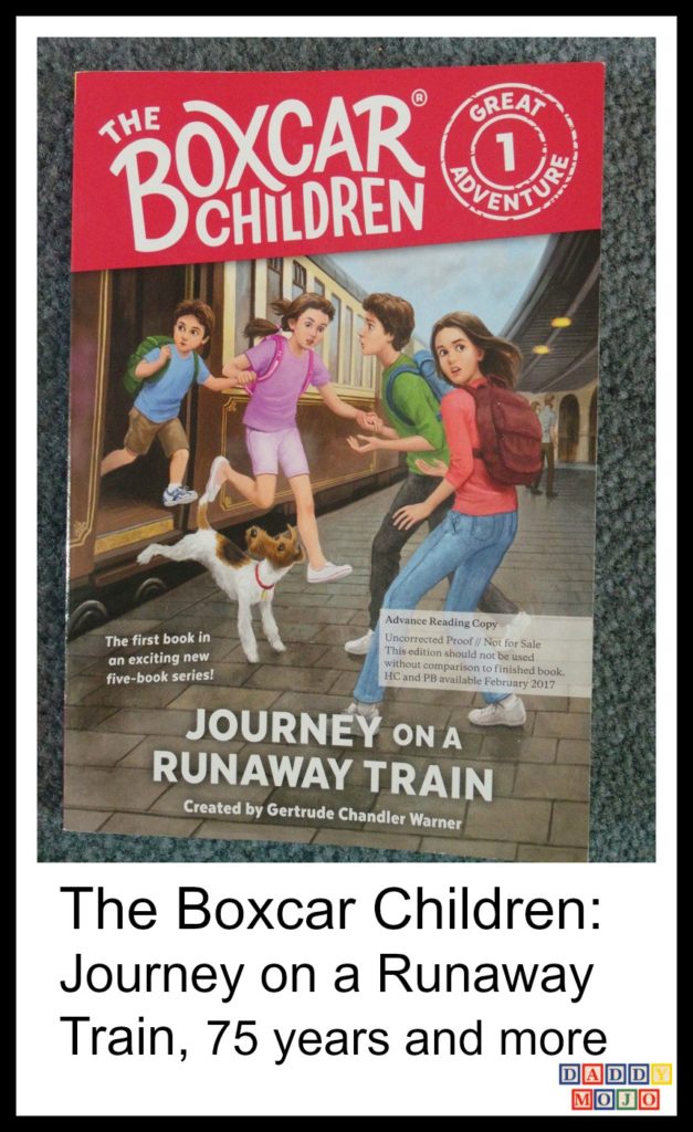 The Boxcar Children: Journey on a Runaway Train, 75 years and more