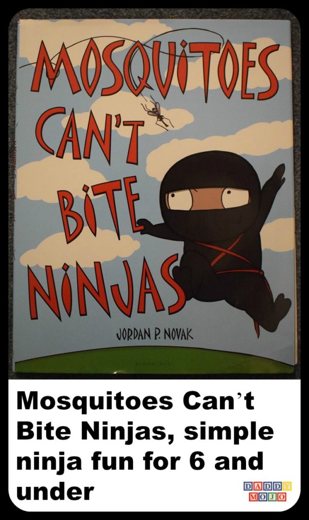 Jordan p. novak, young reader, mosquitoes can’t bite ninjas, children’s book, books, ninjas, children’s picture book