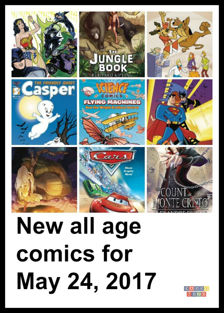 Disney, Disney pixar cars, cars, count of monte cristo, manga, udon entertainment, Jim Henson, power of the dark crystal, boom studios, jim Henson power of the dark crystal, casper, casper the friendly ghost, science, science comics, flying machine, science comics flying machine how the wright brothers soared, all age comics, comic books