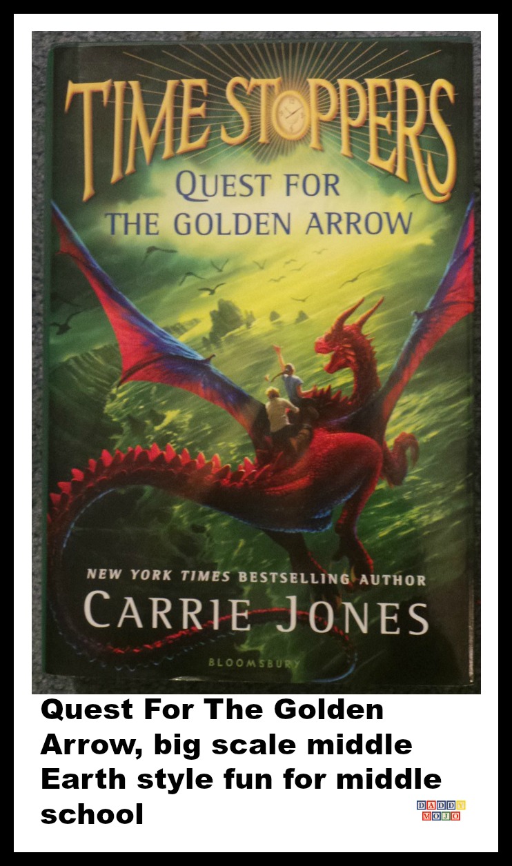 Carrie jones, time stoppers, time stoppers quest for the golden arrow, middle early, annie, miss cornelia,