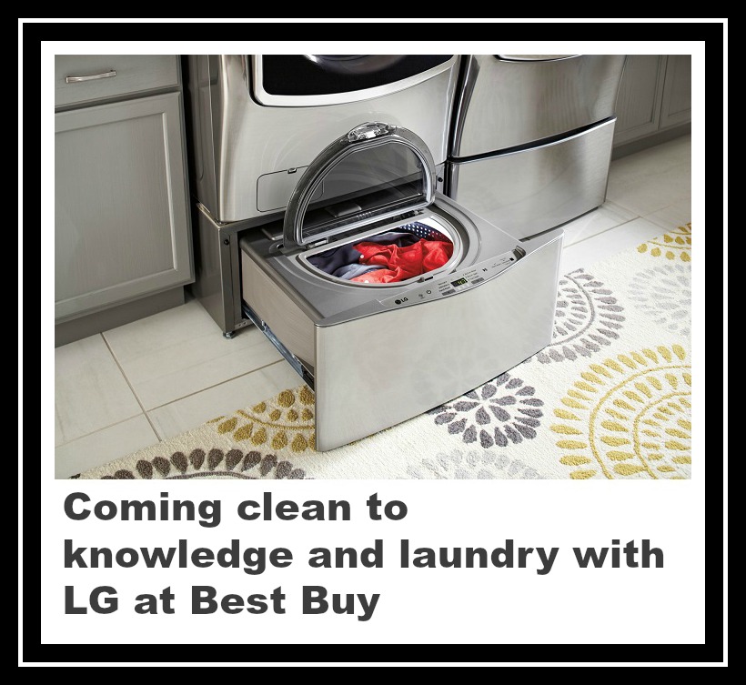 Coming clean to knowledge and laundry with LG at Best Buy