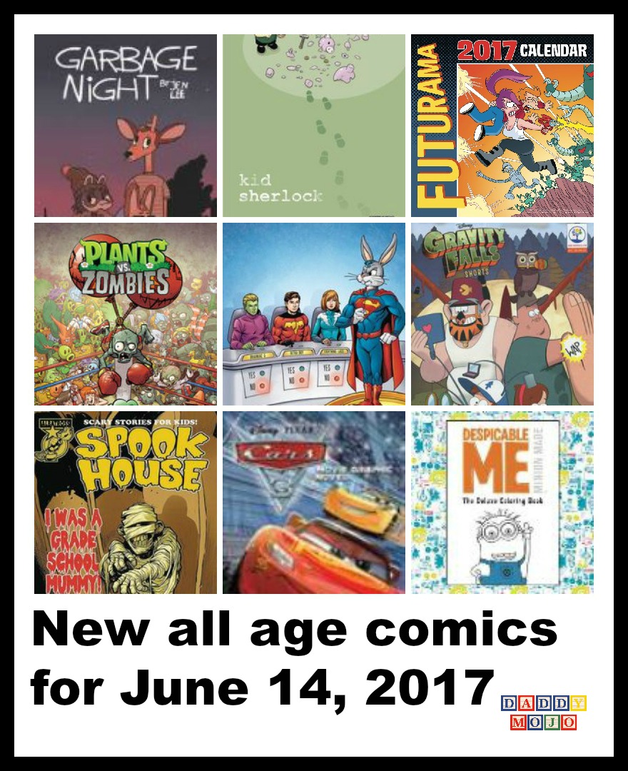 Legion of Super Heroes, Legion of Super Heroes Bugs Bunny, bugs bunny, cars 3, graphic novel, cars 3 graphic novel, kid Sherlock, Sherlock, Watson, elementary school, Plants vs. Zombies, paul tobin, zomboss, crazy dave, star wars, all age comics, comic books, star wars color by numbers