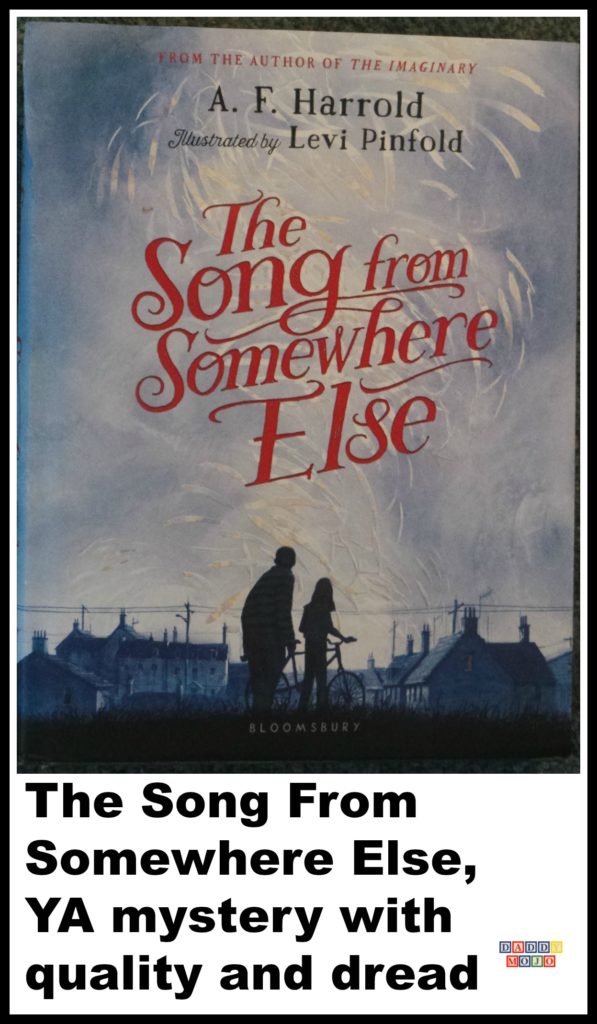 the song from somewhere else, a. f. harrold, levi pinfold, mysterious, ya, school