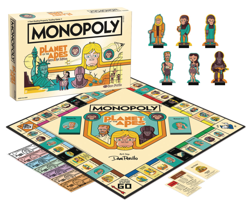 All ages comics for November 1, planet of the apes, monopoly, monopoly planet of the apes