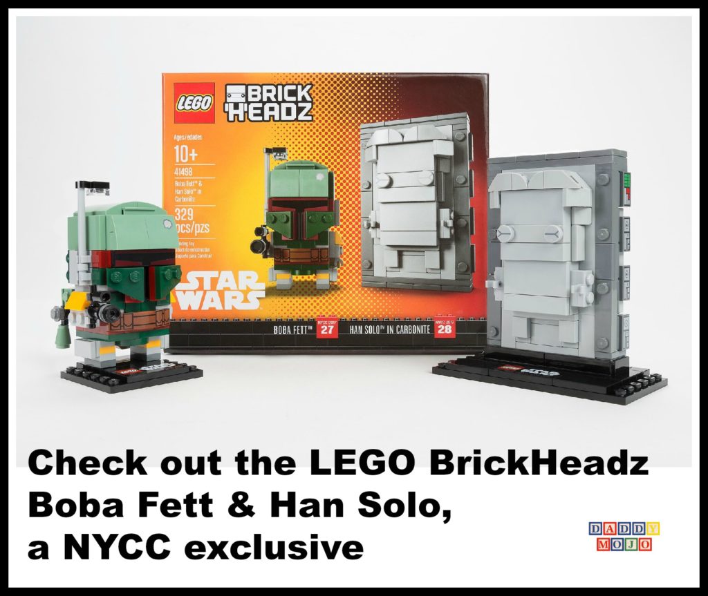 Han solo, NYCC, LEGO BrickHeadz, LEGO Brickheadz Boba Fett & Han Solo, New York Comic-Con