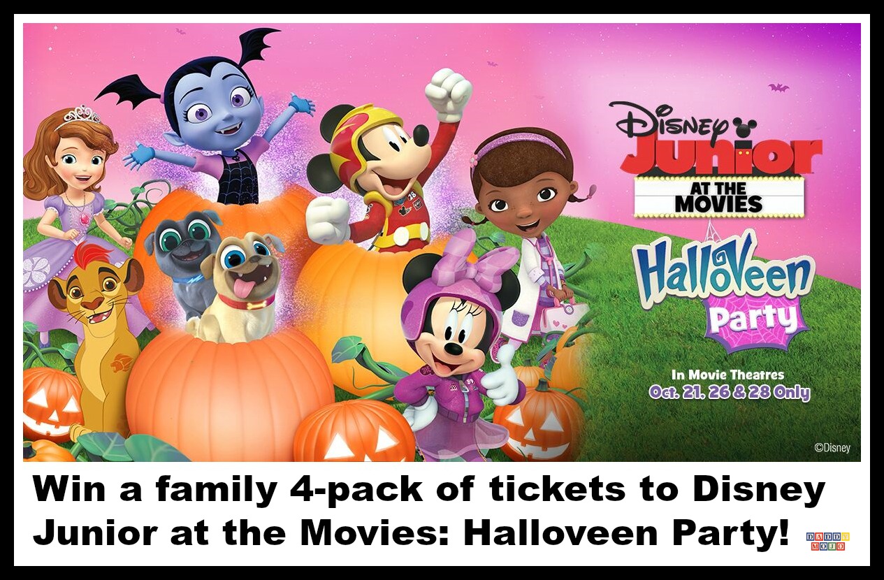 Win a family 4-pack of tickets to Disney Junior at the Movies: Halloveen Party!