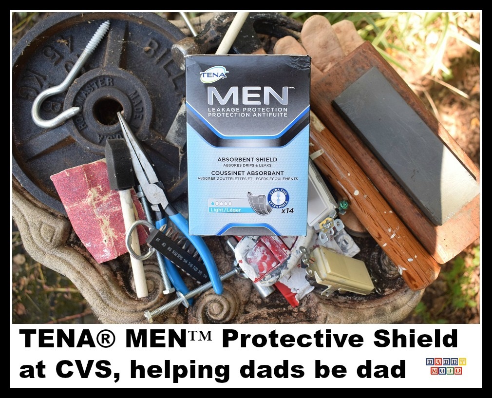 TENA® MEN™ Protective Shield  at CVS, helping dads be dad