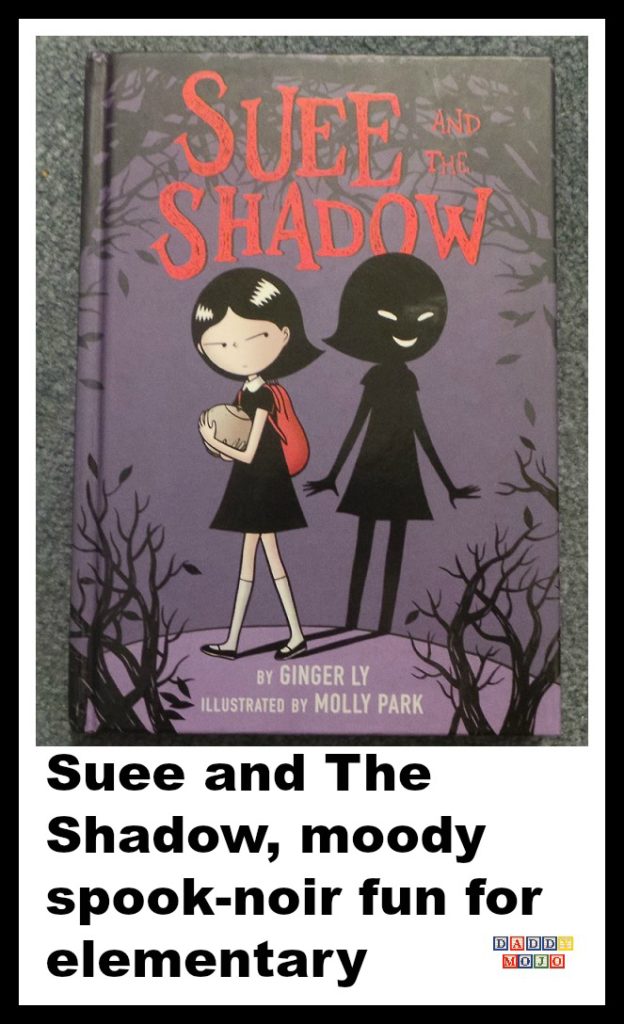 Suee and the shadow, ginger ly, molly park, graphic novel, pulp, noir, all age graphic novel