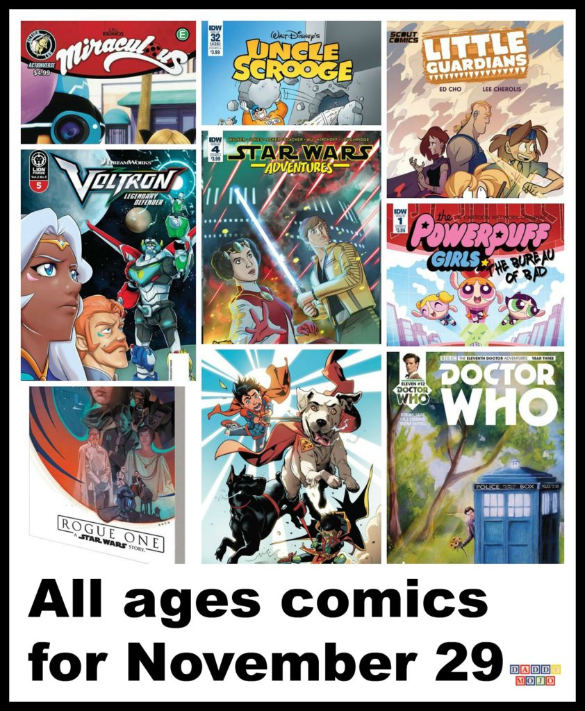 Uncle scrooge, all ages comics, comic books, star wars, star wars adventures, IDW publishing, lion forge, underdog, powerpuff girls