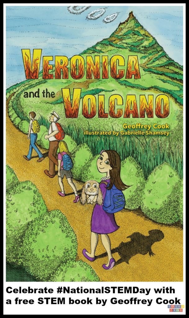 Children, National stem day, veronica and the volcano, volcano, STEM,  