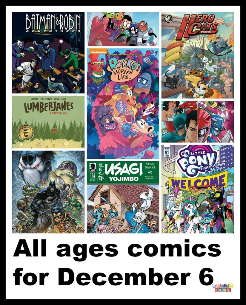 Chimichanga, the worlds worst face, all ages comics, comic books, batman, TMNT, batman teenage mutant ninja turtles, Disney princess,Rockos modern life, boom studios, batman and robin, usage yojimbo, dark horse comics, young readers, podcast