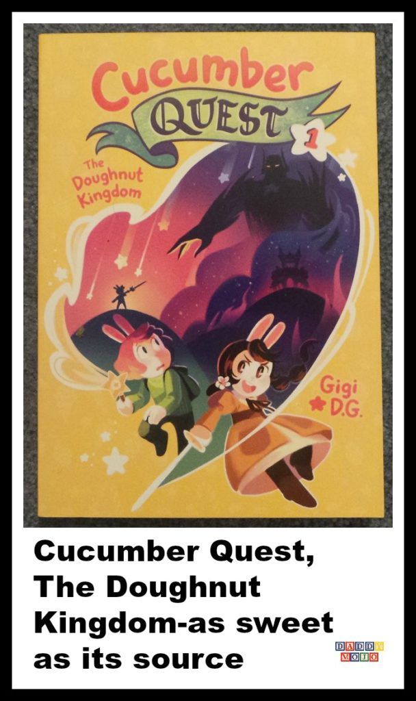 Cucumber quest, graphic novel, graphic novels, the doughnut kingdom. 