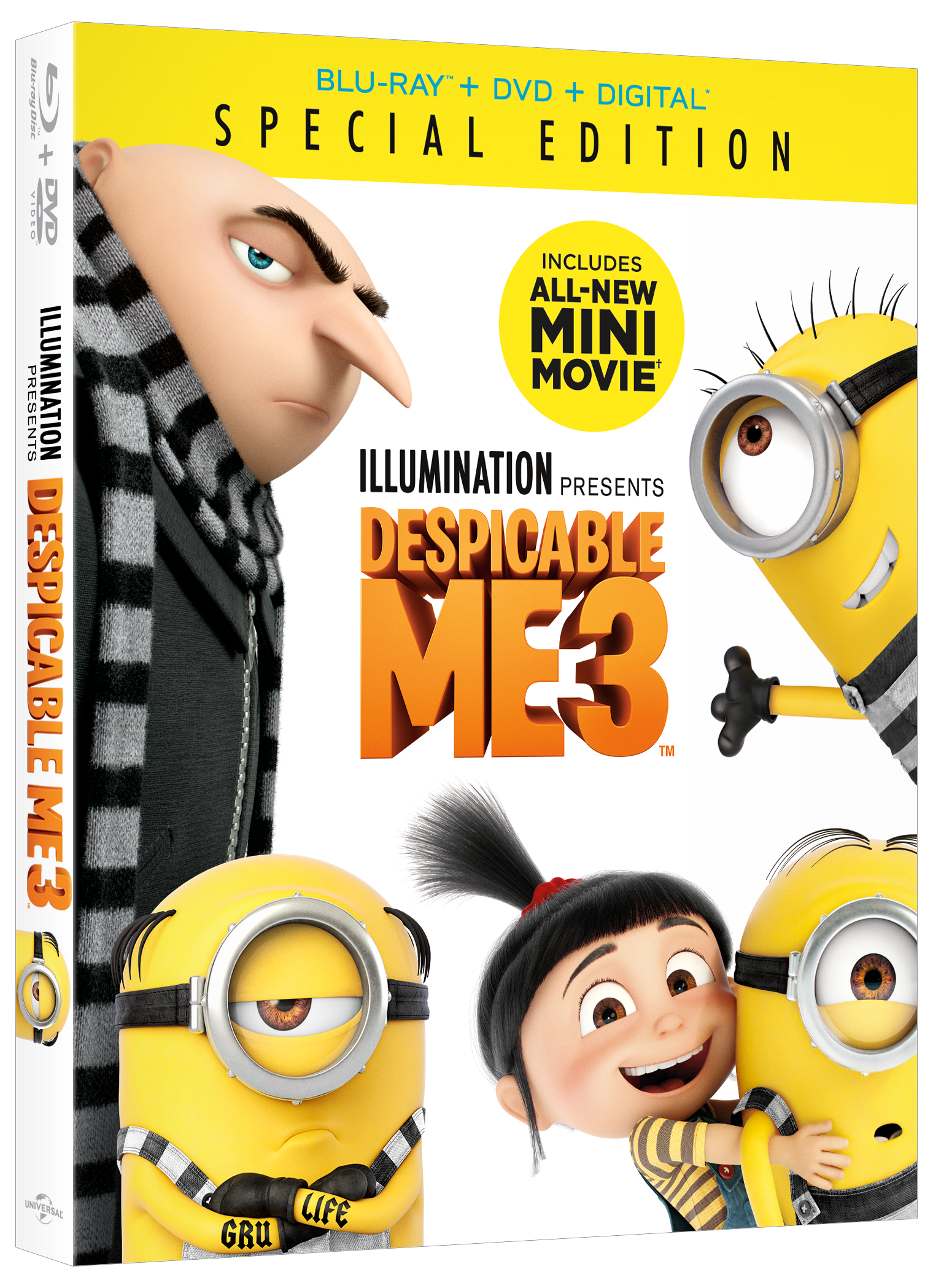 Win a copy of Despicable Me 3 on Blu-ray DVD, #Giveaway