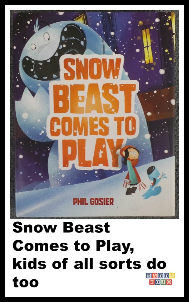 Snow beast, snow beast comes to play, phil gosier, childrens book,  