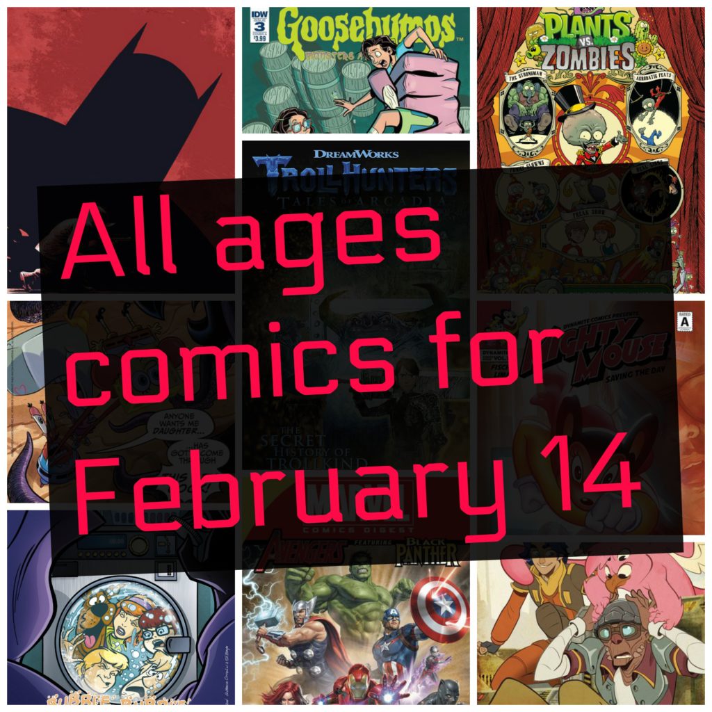 All ages comics, comic books, my little pony, rockos modern life, star wars, star wars adventure, middle school, elementary school, regular show, spongebob,