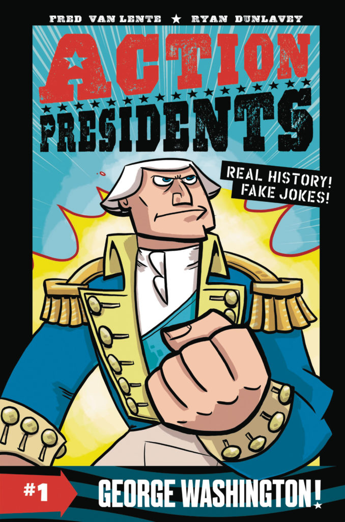 Mech cadet yu, back to the future, adventure time, all ages comics, comic books,  all age comics, action presidents, george washington