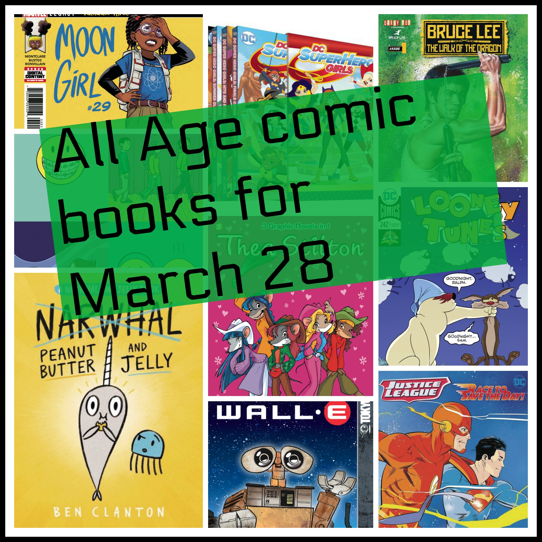 TheLoudHouse, ScoobyDoo, BruceLee, MoonGirlandDevilDinosaur, TheaStilton, StevenUniverse, StarWars, StarTrek, RainaTelgemeieir, RainaTelgemeieirCollection, Goosebumps, Lumberjanes, Archies, ComicBooks, AllAgeComicBooks, AllAgesComics, KidLit, NewComicsThisWeek, NewComicBooksThisWeek,