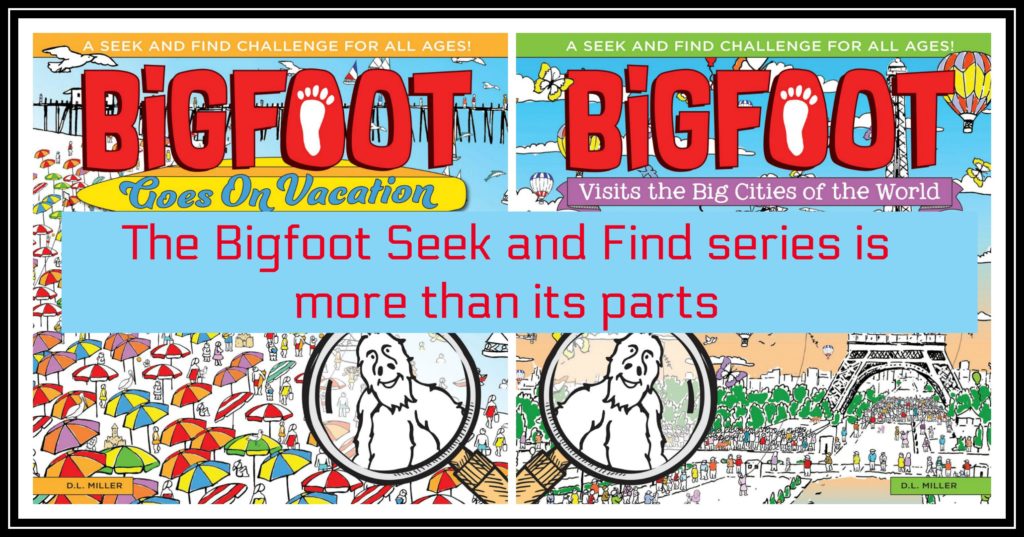 Bigfoot, bigfoot goes on vacation, bigfoot visits the big cities of the world, d. l. miller,