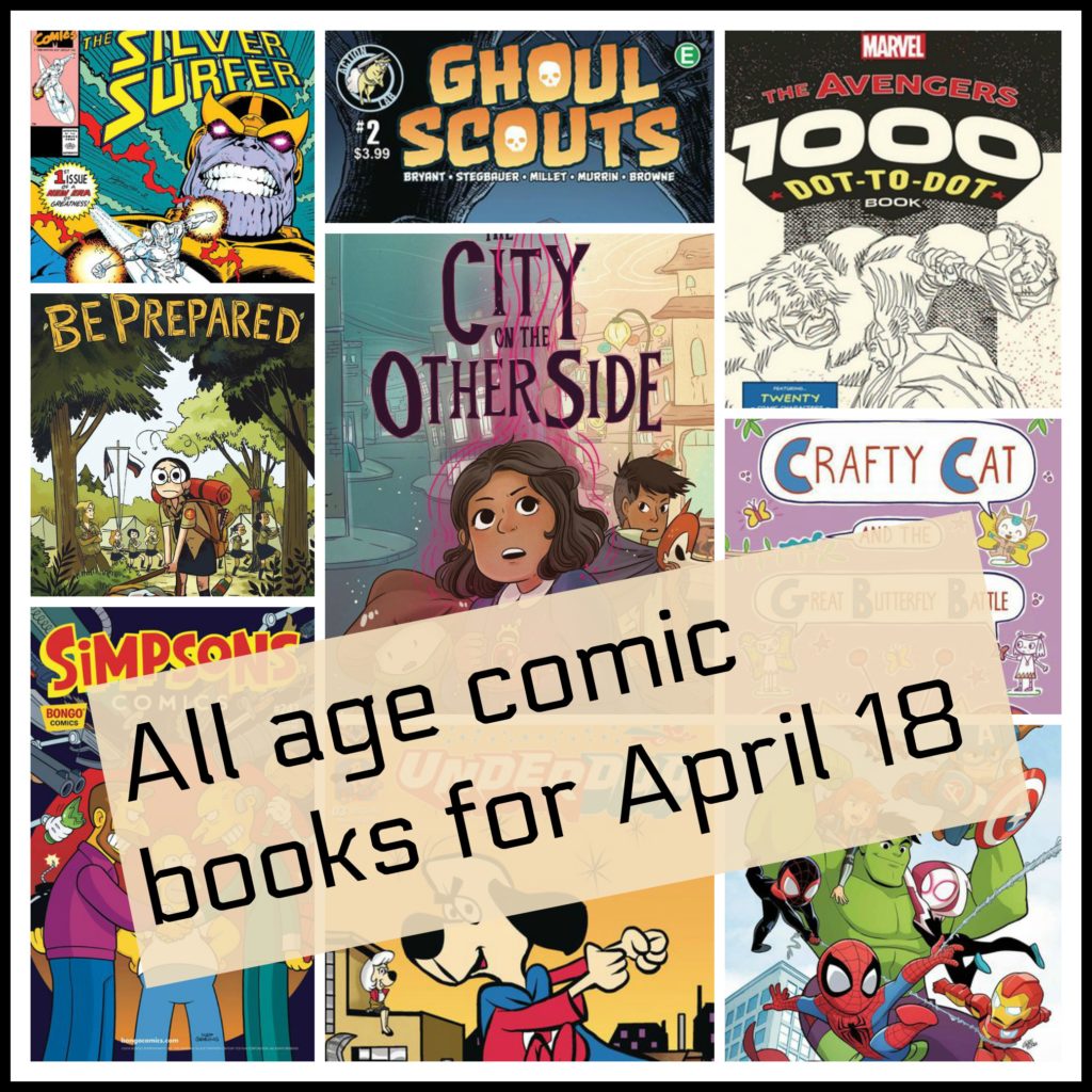 The City on the Other Side, Teen Titans Go, Simpsons comics, the avengers, avengers, superheroes, all age comics, all age comic books, ghoul scouts, underdog, fairies, comic books