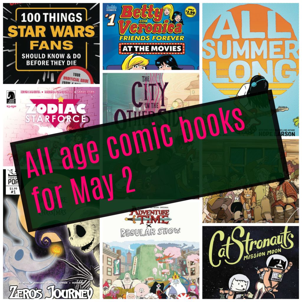 FCBD, free comic book day, betty and veronica, betty and veronica at the movies, zero’s journey, all summer long, the city on the otherside, go go power rangers, all age comic books