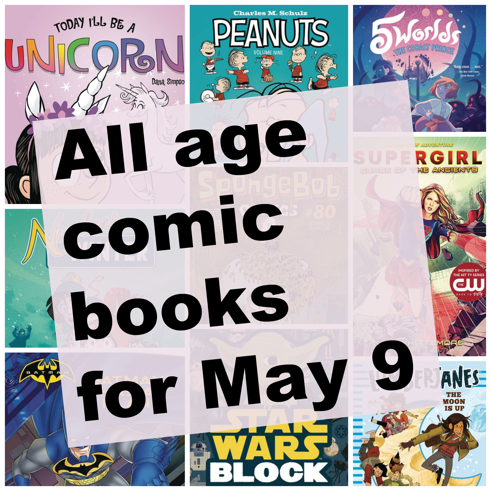 Star wars, star wars block, Abrams books, board books, all age comic book, spongebob, spongebob comics, fraggle rock, boom! Studios, new comic book day, free comic book day, comic books