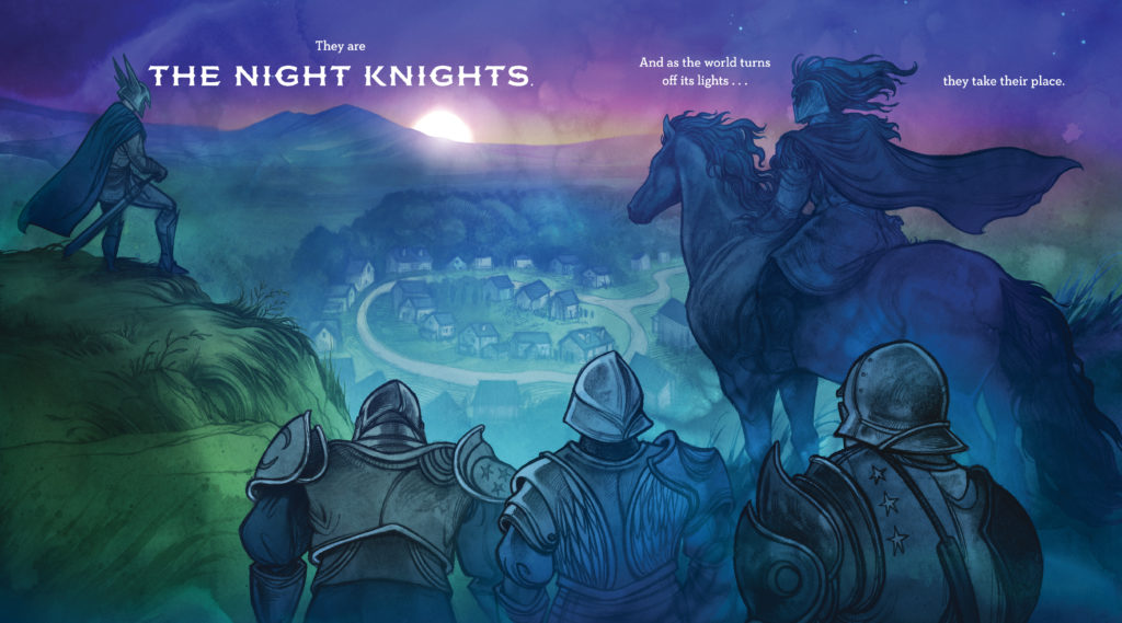 The night knights, good night book Gideon sterer, cory godbey